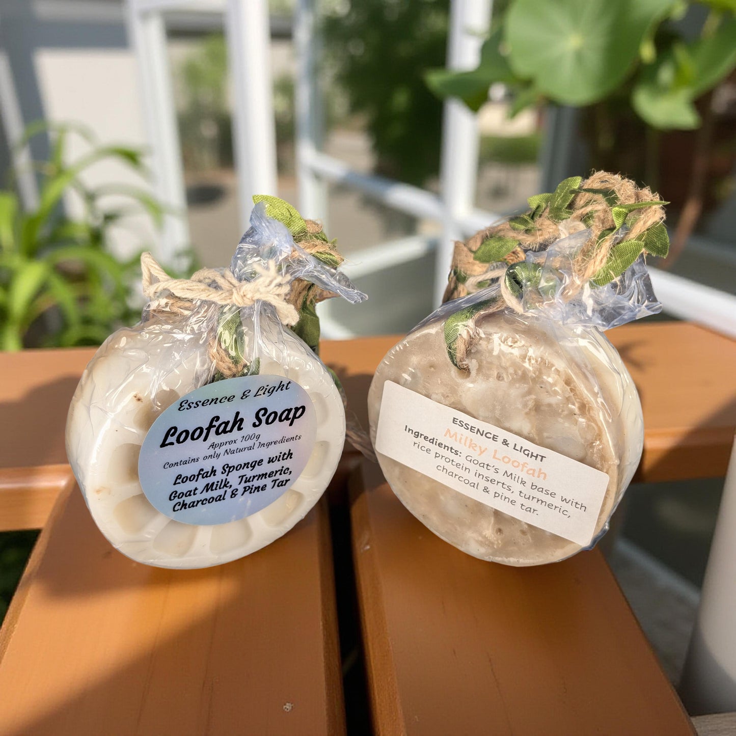 Loofa Soaps on Ropes