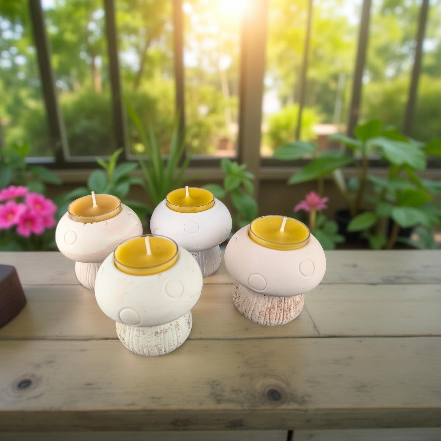 Mushroom Tealight Holders