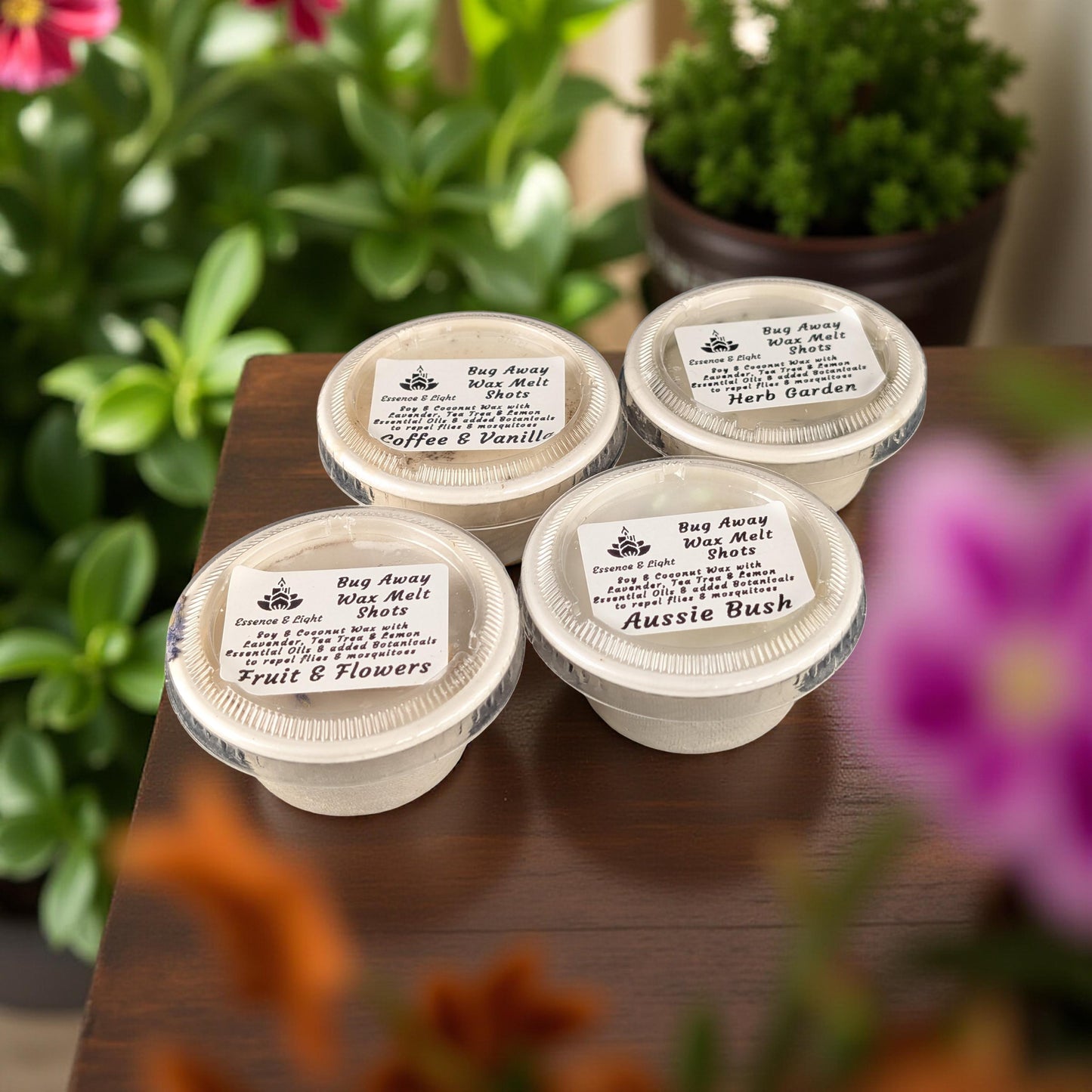 Bug Away Wax Melts | Insect Repellent | Natural Soy Coconut Wax | Tea Tree and Eucalyptus Essential Oils | 100% Natural Insect Repellent