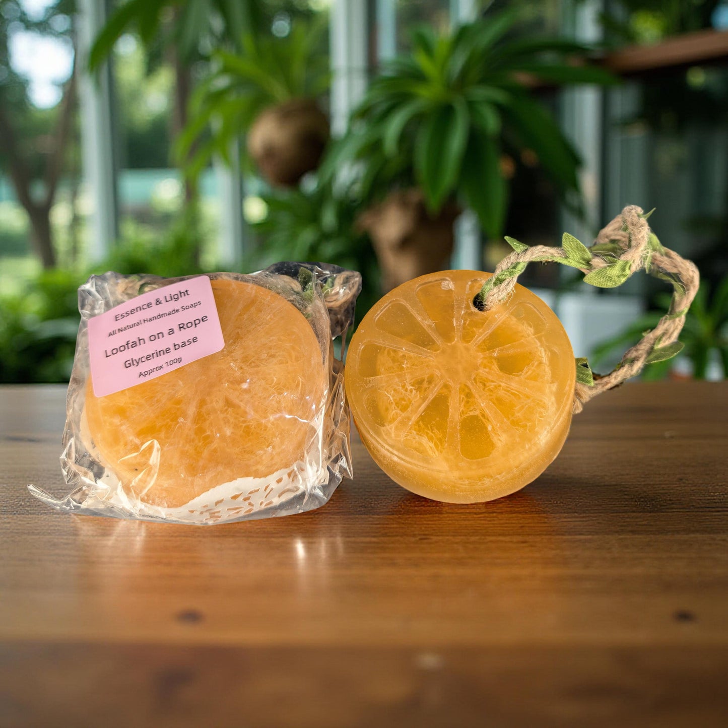 Loofa Soaps on Ropes