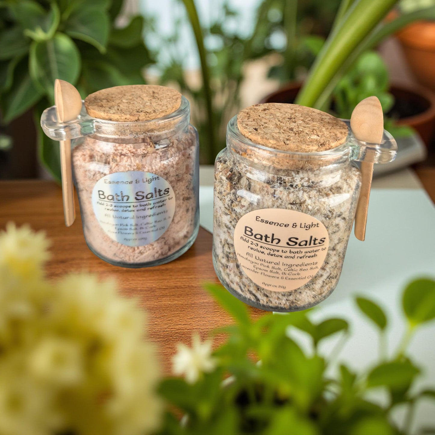 Natural and Calming Bath Salts