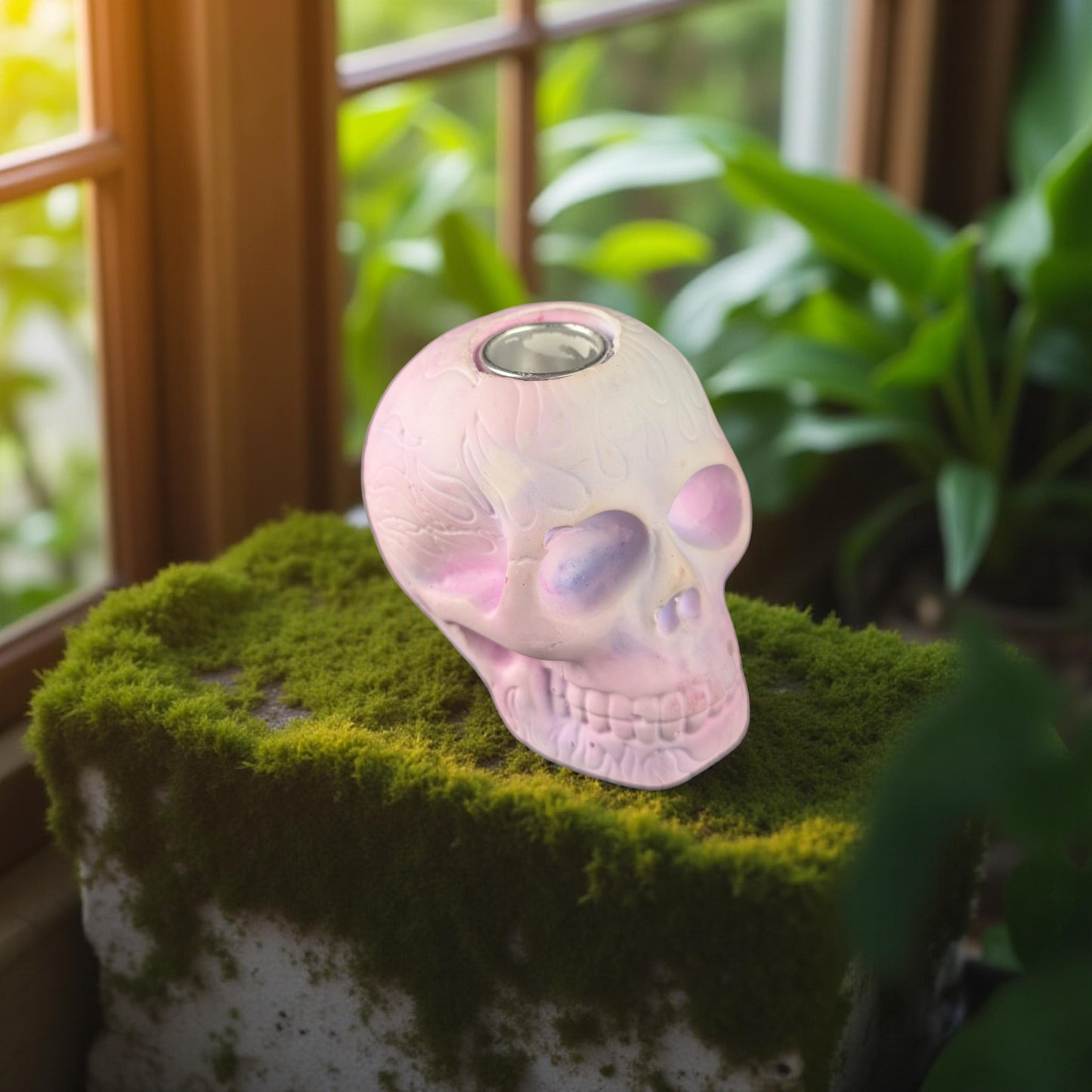 Decorative Skull Candle Holders