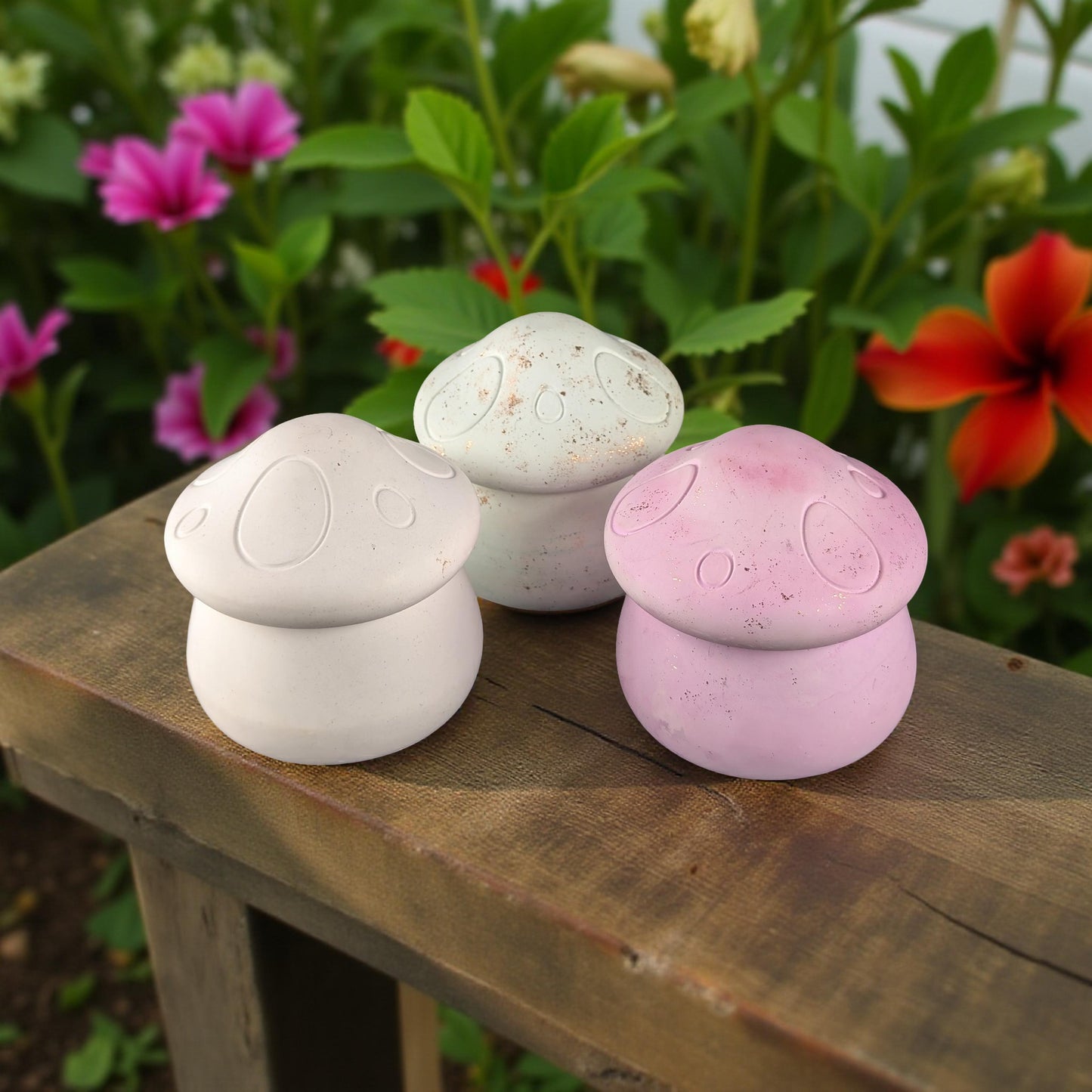 Mushroom Candles - Blackberry, Pine fir & Honey - 100% Soy Wax