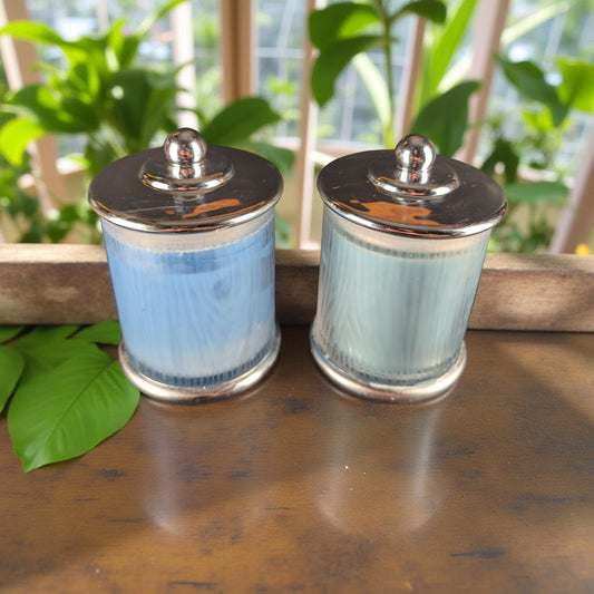 Large Zebra Stripe Jar Candles