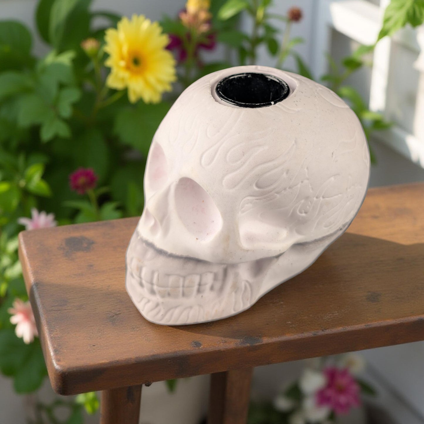 Decorative Skull Candle Holders